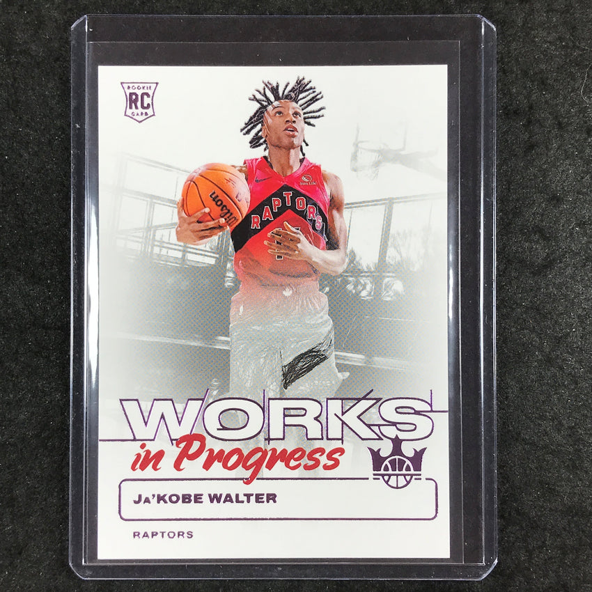 2024-25 Court Kings JA'KOBE WALTER Works In Progress Rookie Violet 1/49 #6