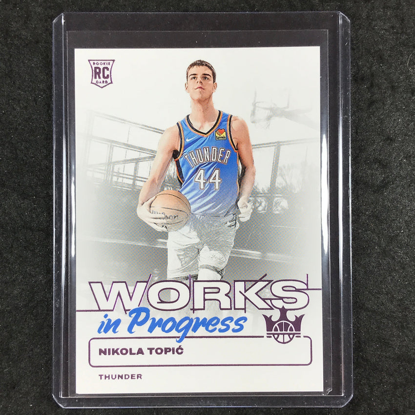 2024-25 Court Kings NIKOLA TOPIC Works In Progress Rookie Violet 2/49 #16