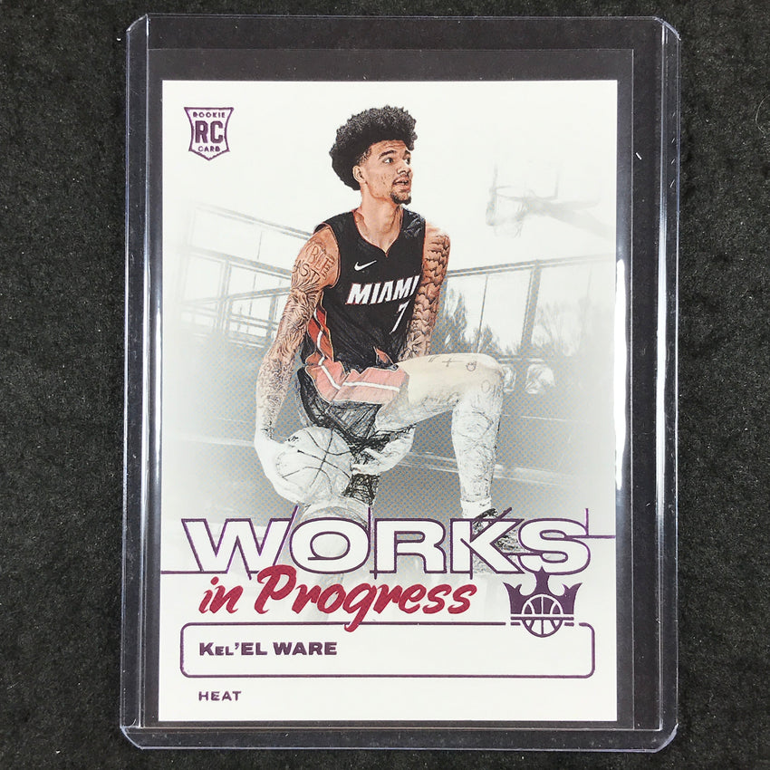 2024-25 Court Kings KEL'EL WARE Works In Progress Rookie Violet 40/49 #20
