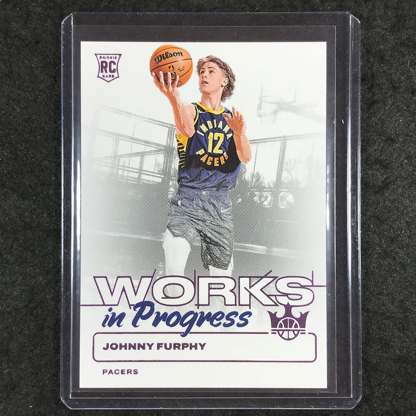 2024-25 Court Kings JOHNNY FURPHY Works In Progress Rookie Violet 9/49 #25