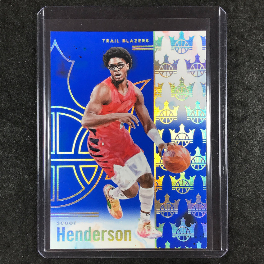 2024-25 Court Kings SCOOT HENDERSON Base Sapphire 3/25 #46