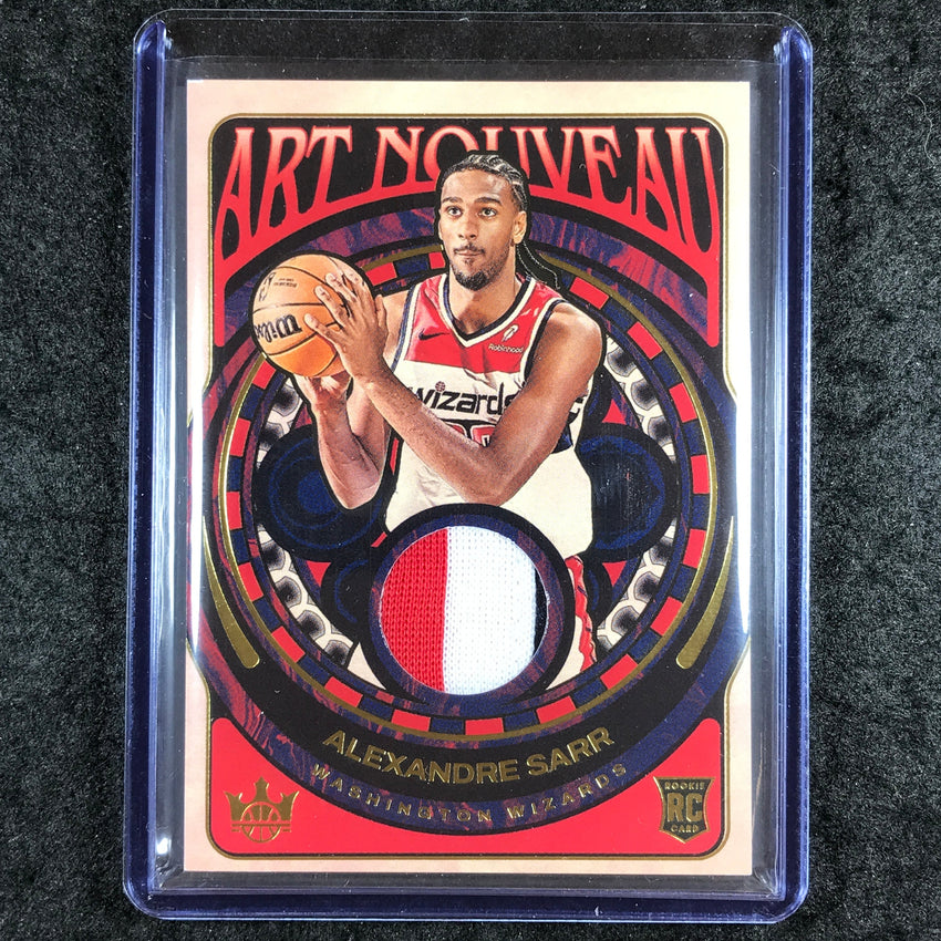 2024-25 Court Kings ALEXANDRE SARR Art Nouveau Rookie Patch Relic #ASR