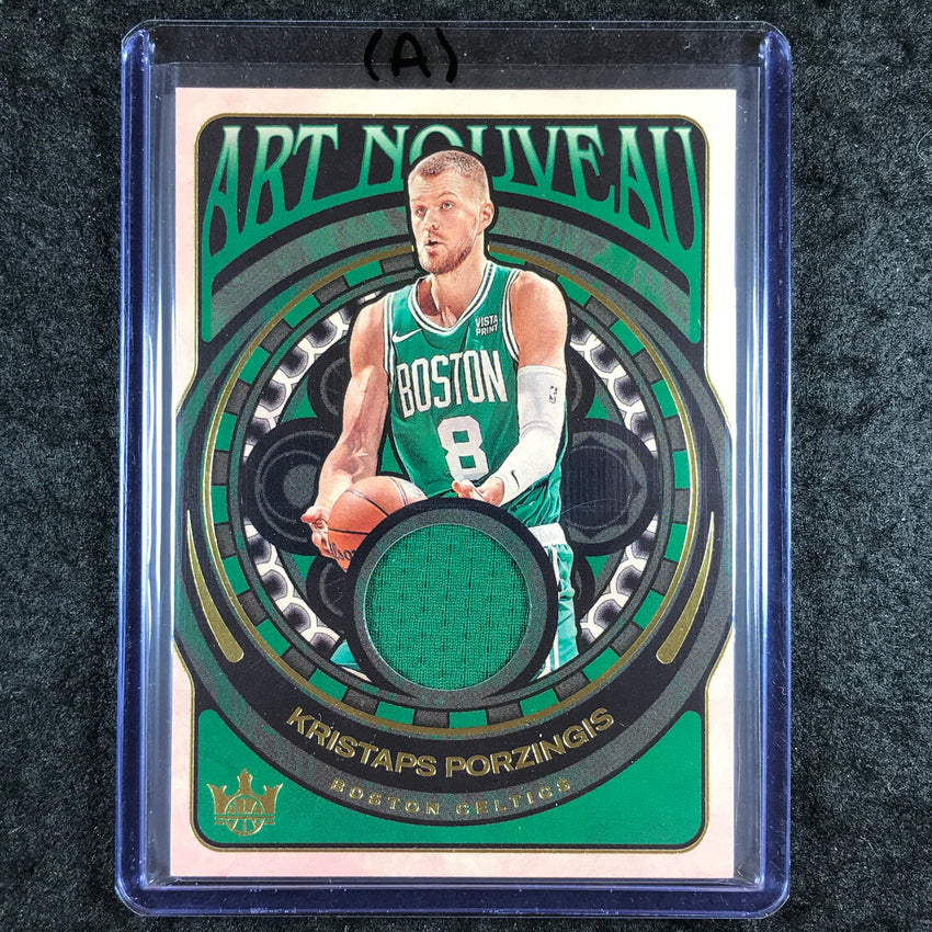 2024-25 Court Kings KRISTAPS PORZINGIS Art Nouveau Jersey Relic #KSP (A)