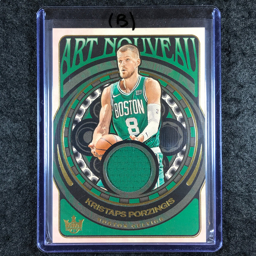 2024-25 Court Kings KRISTAPS PORZINGIS Art Nouveau Jersey Relic #KSP (B)