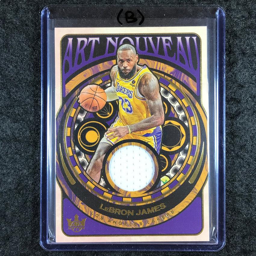2024-25 Court Kings LEBRON JAMES Art Nouveau Jersey Relic #LBJ (B)