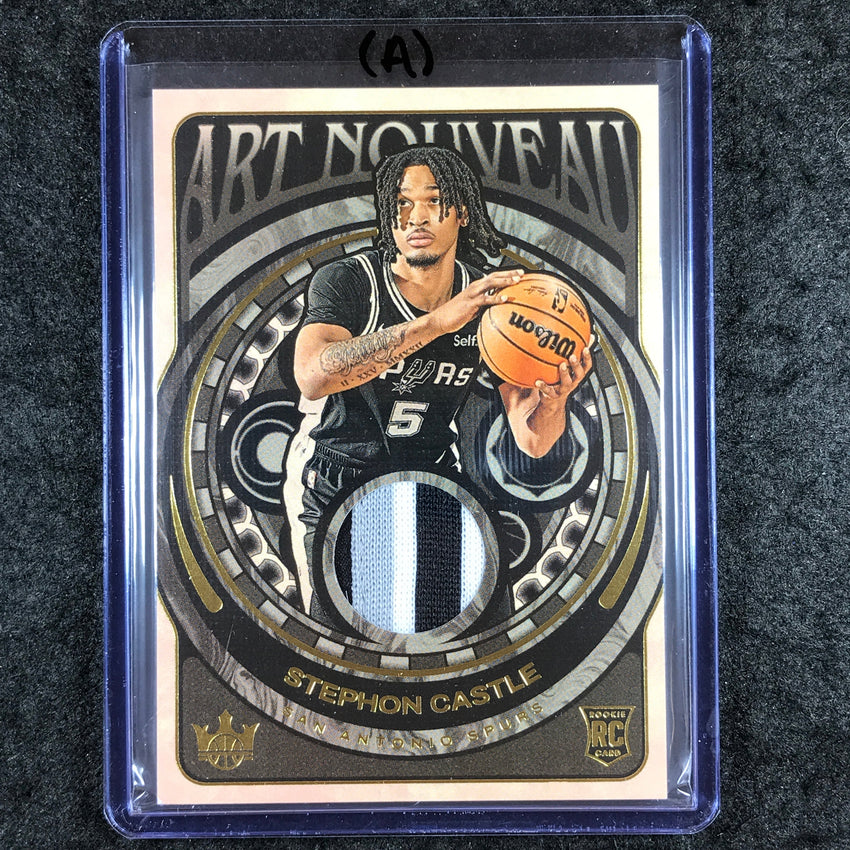 2024-25 Court Kings STEPHON CASTLE Art Nouveau Rookie Patch Relic #SPC (A)