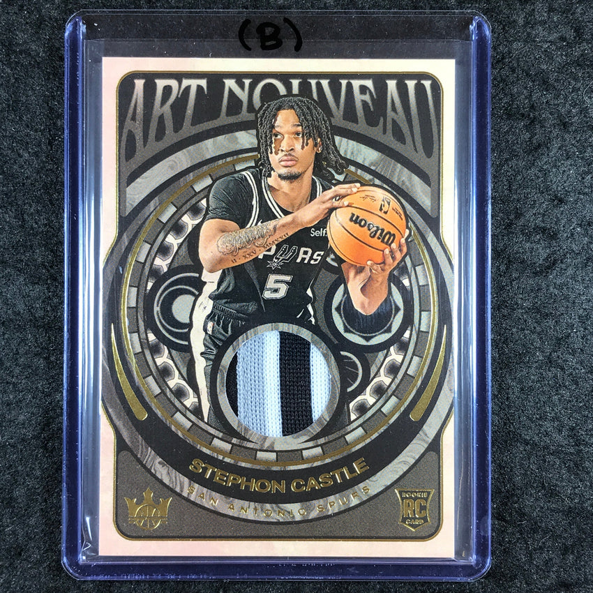 2024-25 Court Kings STEPHON CASTLE Art Nouveau Rookie Patch Relic #SPC (B)