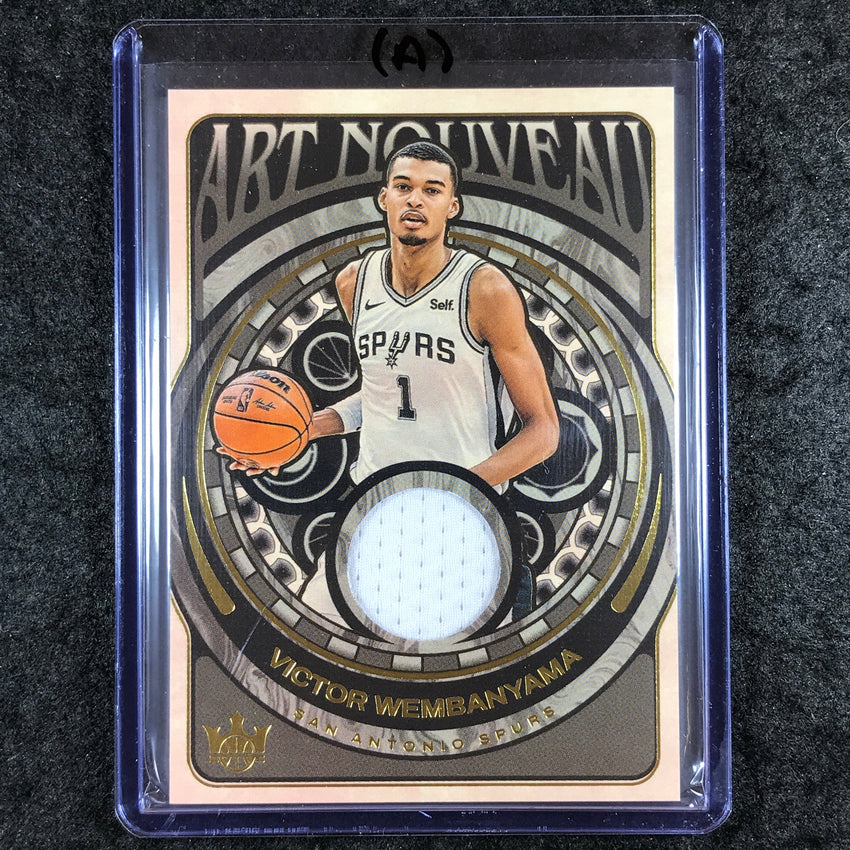 2024-25 Court Kings VICTOR WEMBANYAMA Art Nouveau Jersey Relic #VWY (A)