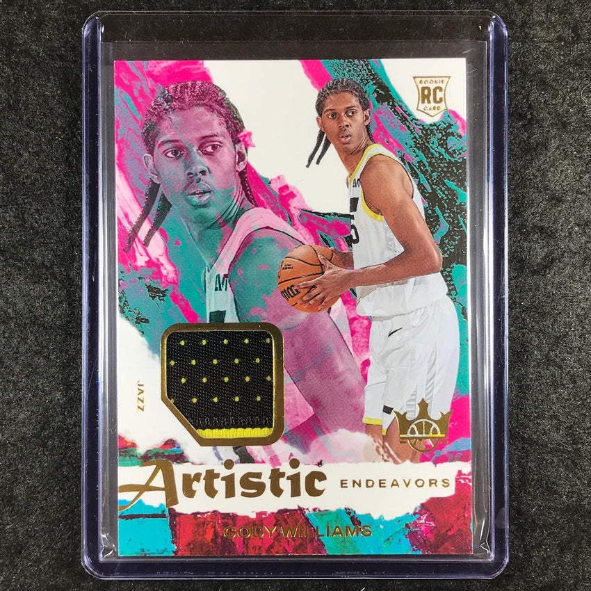 2024-25 Court Kings CODY WILLIAMS Artistic Endeavors Rookie Patch Relic #CDW