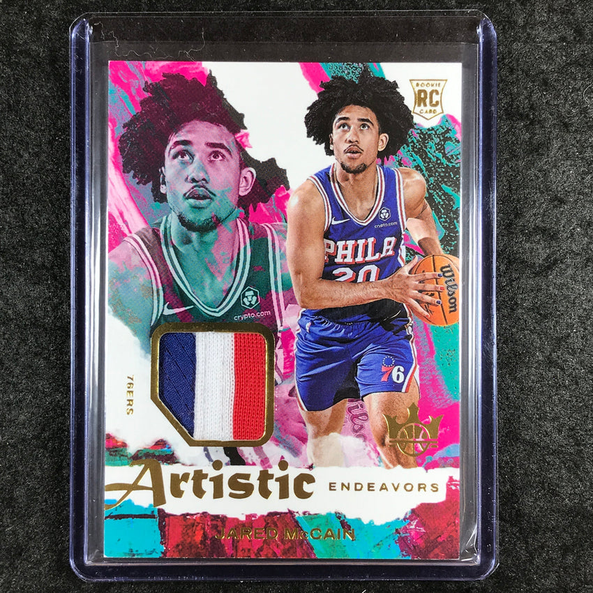 2024-25 Court Kings JARED MCCAIN Artistic Endeavors Rookie Patch Relic #JMC