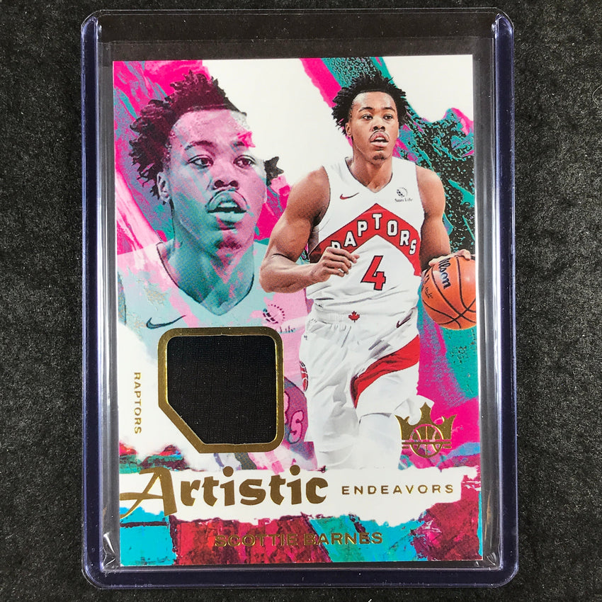 2024-25 Court Kings SCOTTIE BARNES Artistic Endeavors Jersey Relic #SCB
