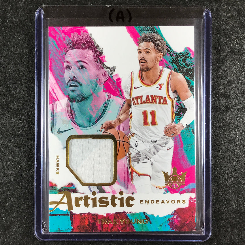 2024-25 Court Kings TRAE YOUNG Artistic Endeavors Jersey Relic #TRG (A)