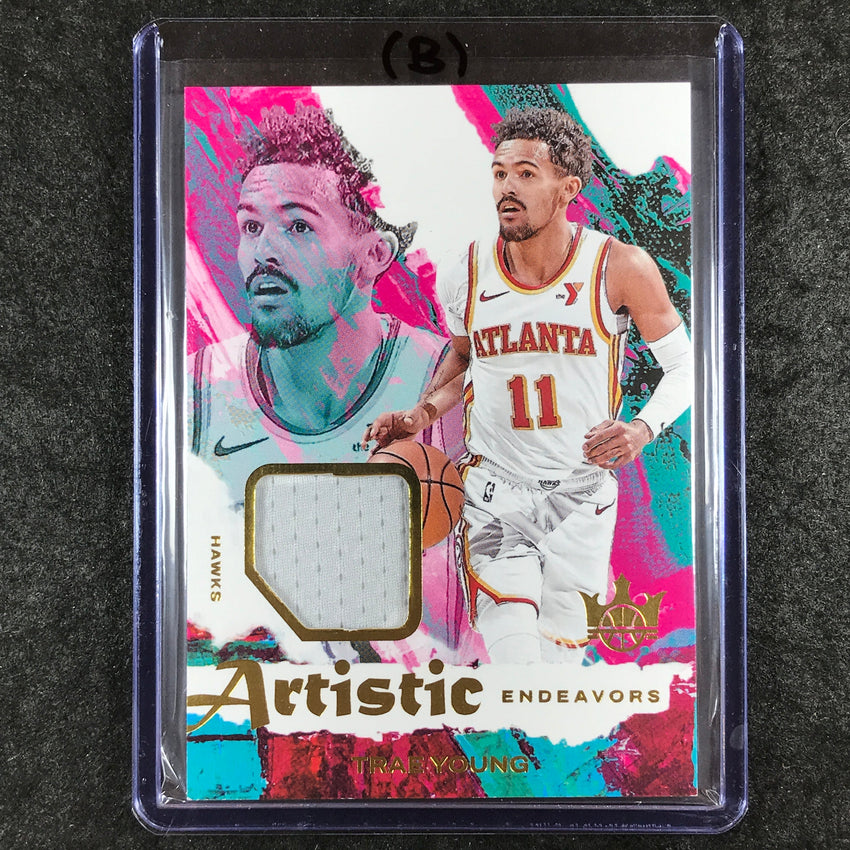 2024-25 Court Kings TRAE YOUNG Artistic Endeavors Jersey Relic #TRG (B)