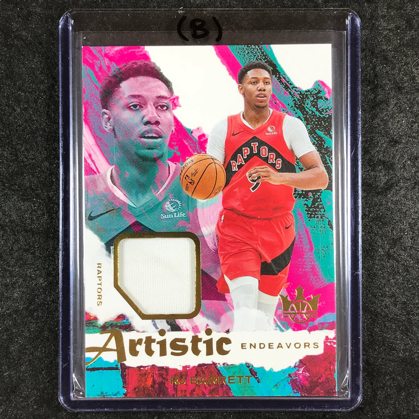 2024-25 Court Kings RJ BARRETT Artistic Endeavors Jersey Relic #RJB (B)