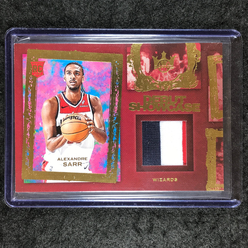 2024-25 Court Kings ALEXANDRE SARR Debut Showcase Rookie Patch Relic #ALX