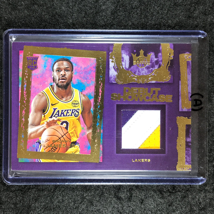 2024-25 Court Kings BRONNY JAMES JR. Debut Showcase Rookie Patch Relic #BJJ (A)