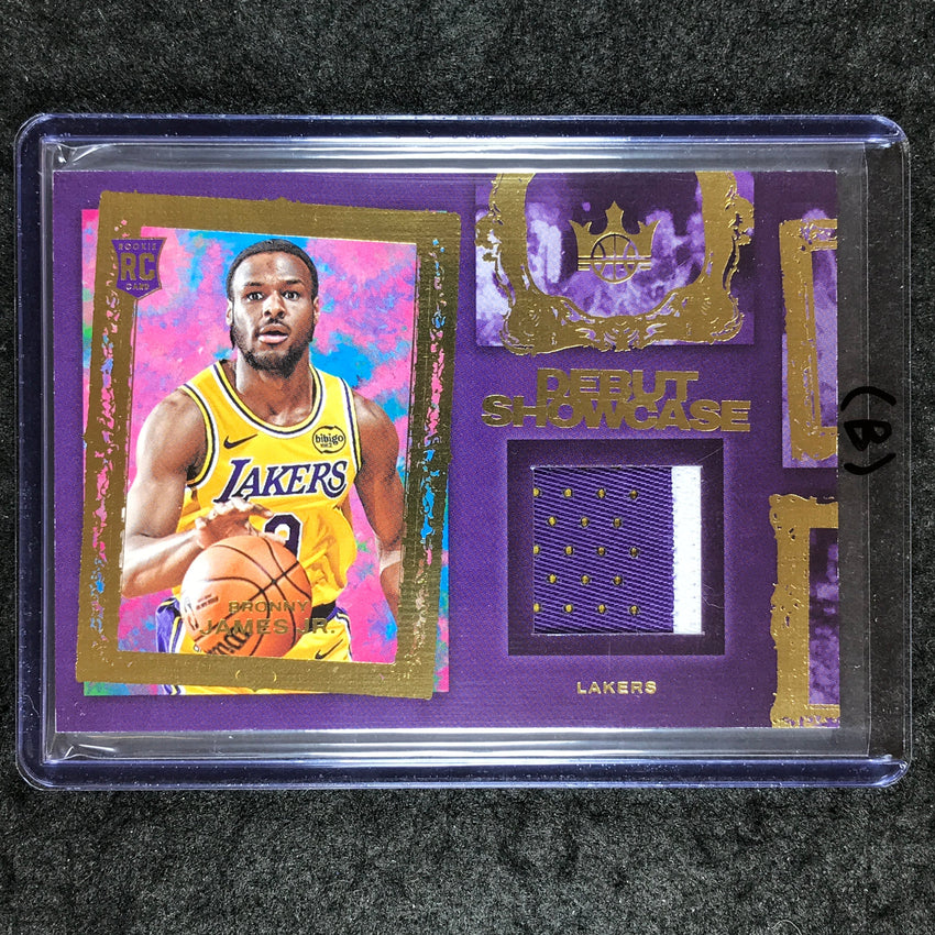 2024-25 Court Kings BRONNY JAMES JR. Debut Showcase Rookie Patch Relic #BJJ (B)