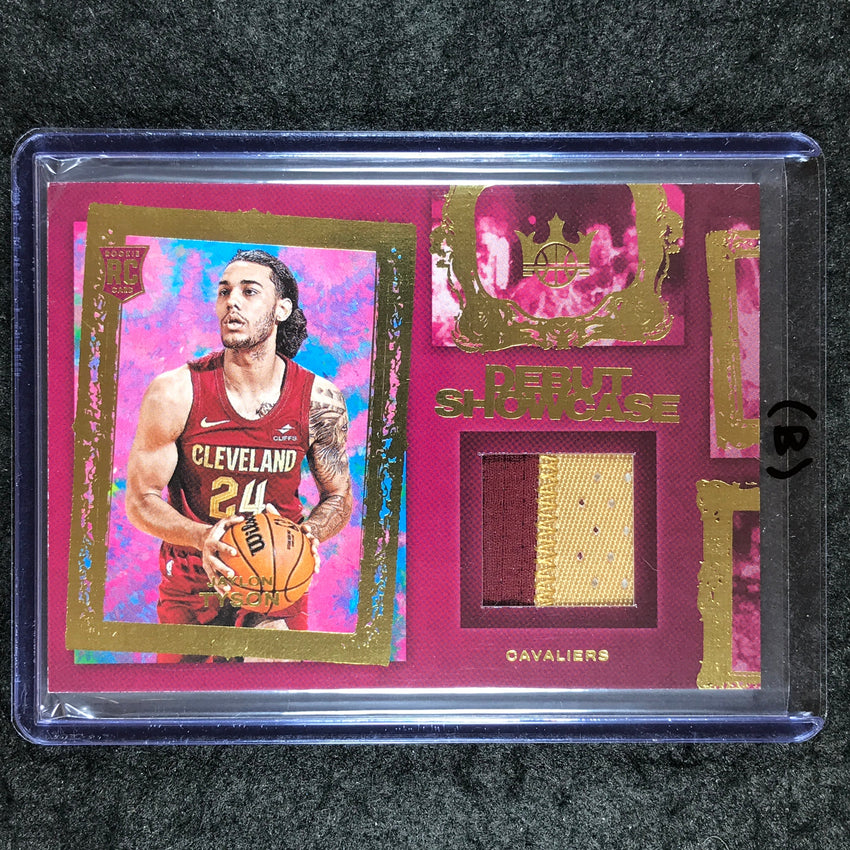2024-25 Court Kings JAYLON TYSON Debut Showcase Rookie Patch Relic #JYT (B)