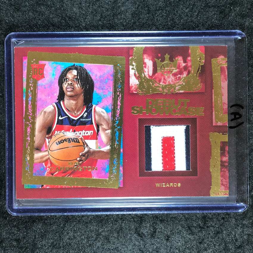 2024-25 Court Kings BUB CARRINGTON Debut Showcase Rookie Patch Relic #CNG (A)