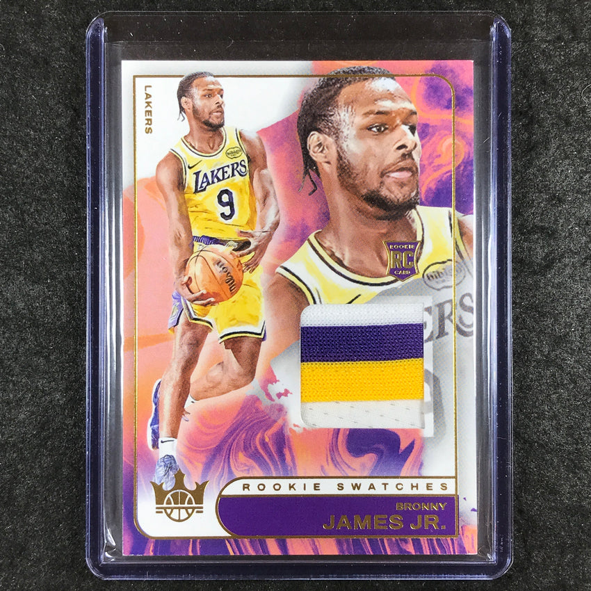 2024-25 Court Kings BRONNY JAMES JR. Rookie Swatches Patch Relic #BJJ
