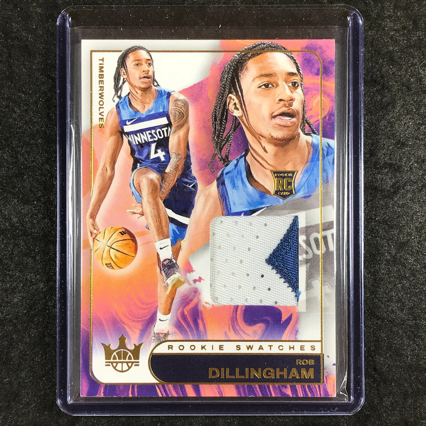 2024-25 Court Kings ROB DILLINGHAM Rookie Swatches Patch Relic #RBD