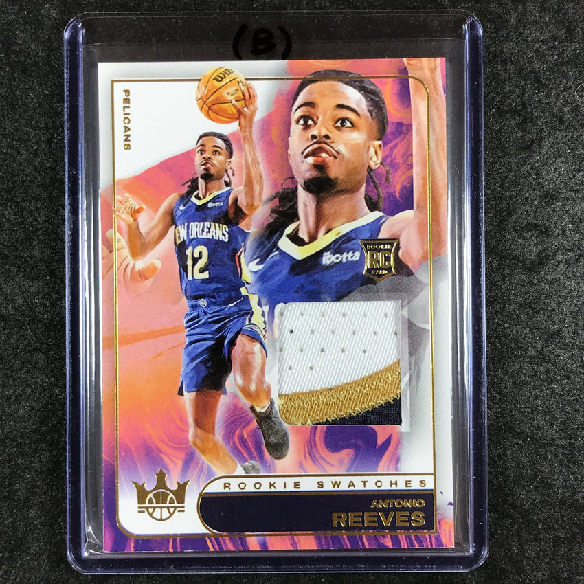 2024-25 Court Kings ANTONIO REEVES Rookie Swatches Patch Relic #ANR (B)