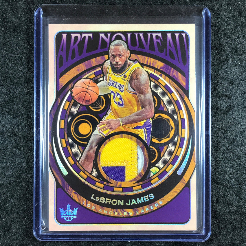 2024-25 Court Kings LEBRON JAMES Art Nouveau Patch Gold 2/15