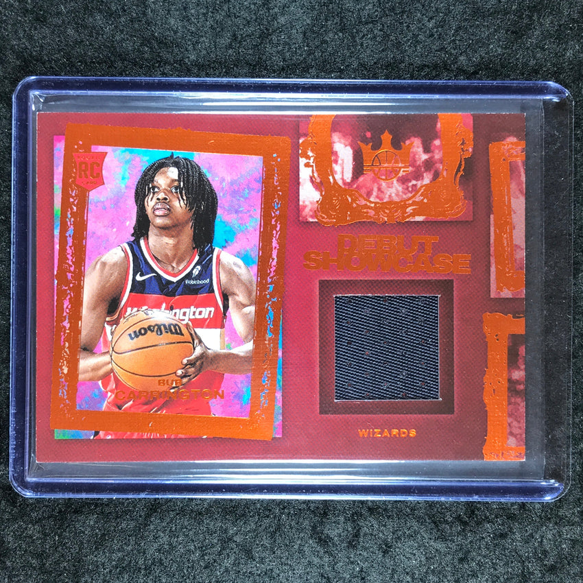 2024-25 Court Kings BUB CARRINGTON Debut Showcase Rookie Jersey Amber 33/49