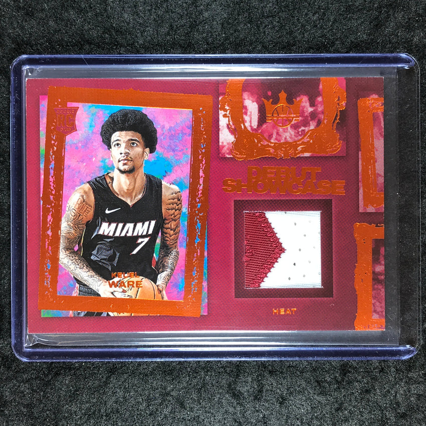 2024-25 Court Kings KEL'EL WARE Debut Showcase Rookie Patch Amber 22/49