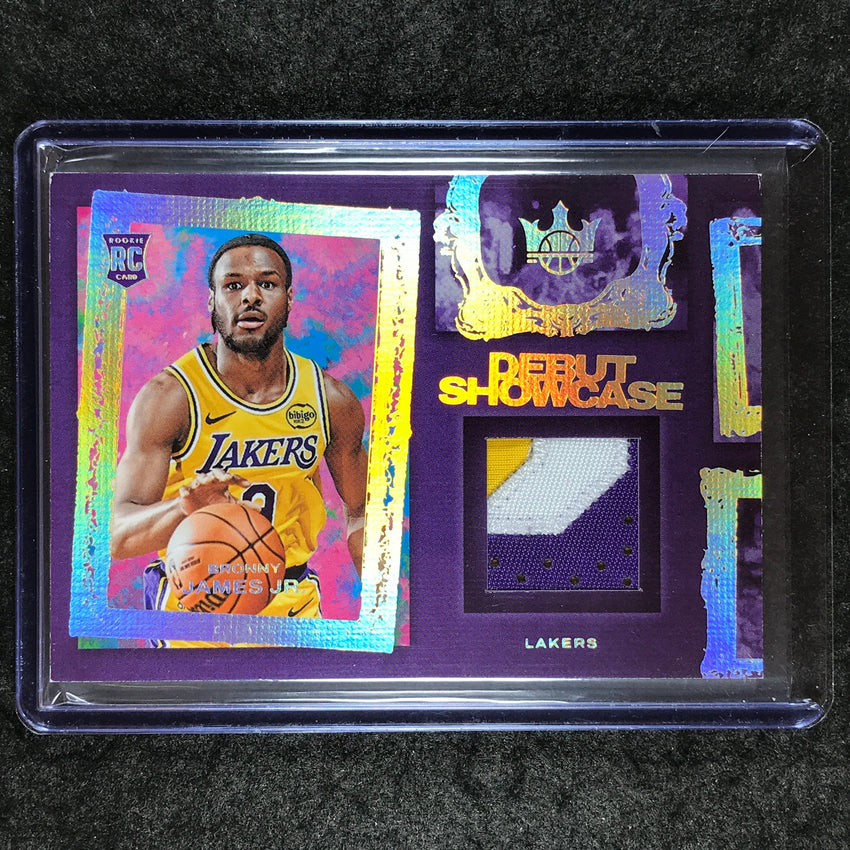 2024-25 Court Kings BRONNY JAMES JR. Debut Showcase Rookie Patch Gold 15/15