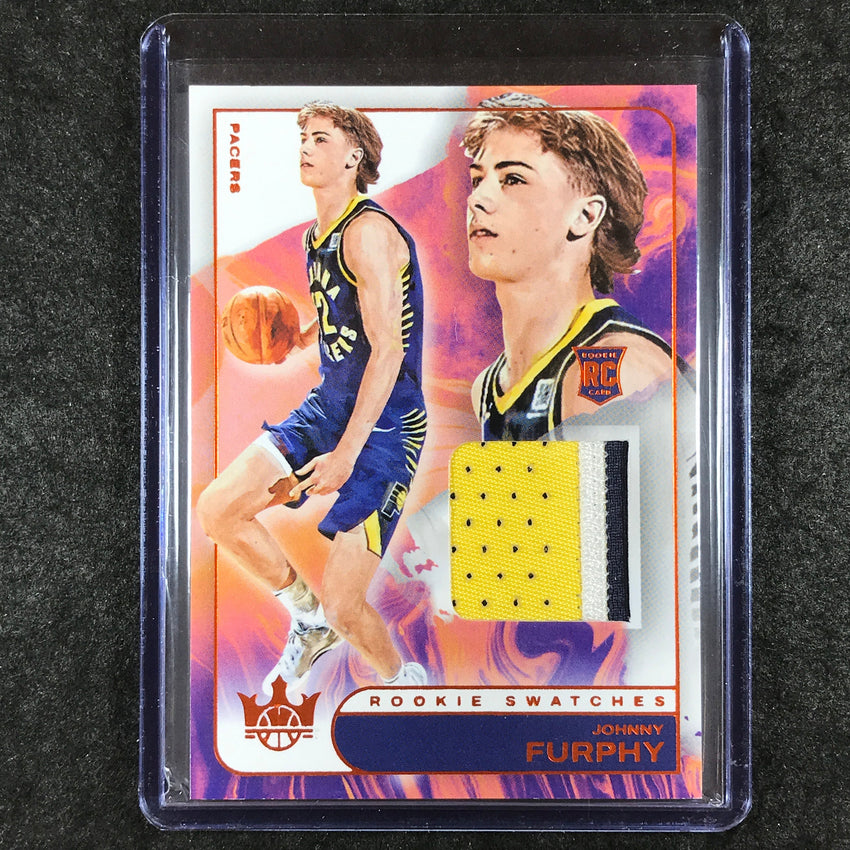 2024-25 Court Kings JOHNNY FURPHY Rookie Swatches Patch Amber 30/49