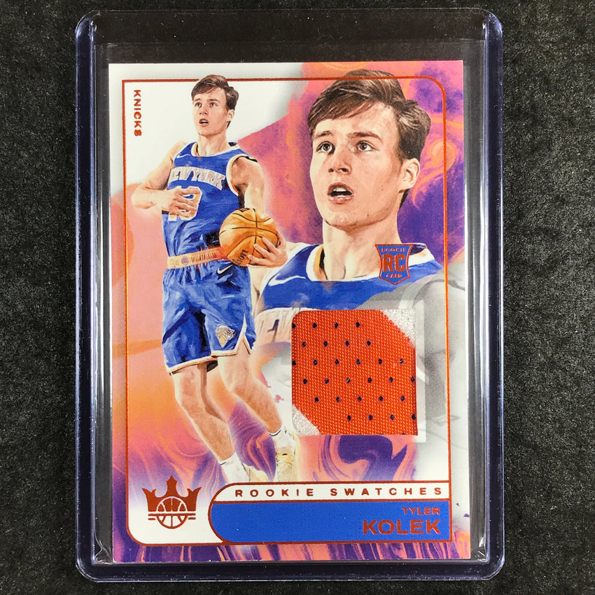 2024-25 Court Kings TYLER KOLEK Rookie Swatches Patch Amber 19/49