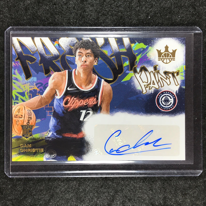 2024-25 Court Kings CAM CHRISTIE Fresh Paint Rookie Auto Base 121/125