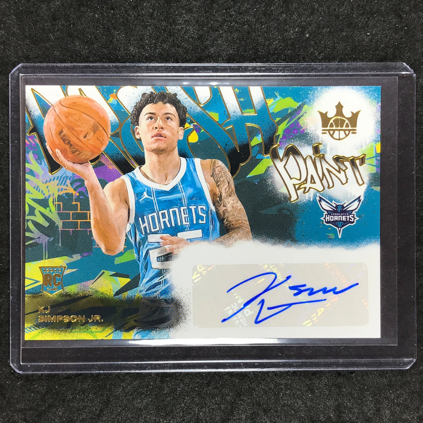 2024-25 Court Kings KJ SIMPSON JR. Fresh Paint Rookie Auto Base 6/125