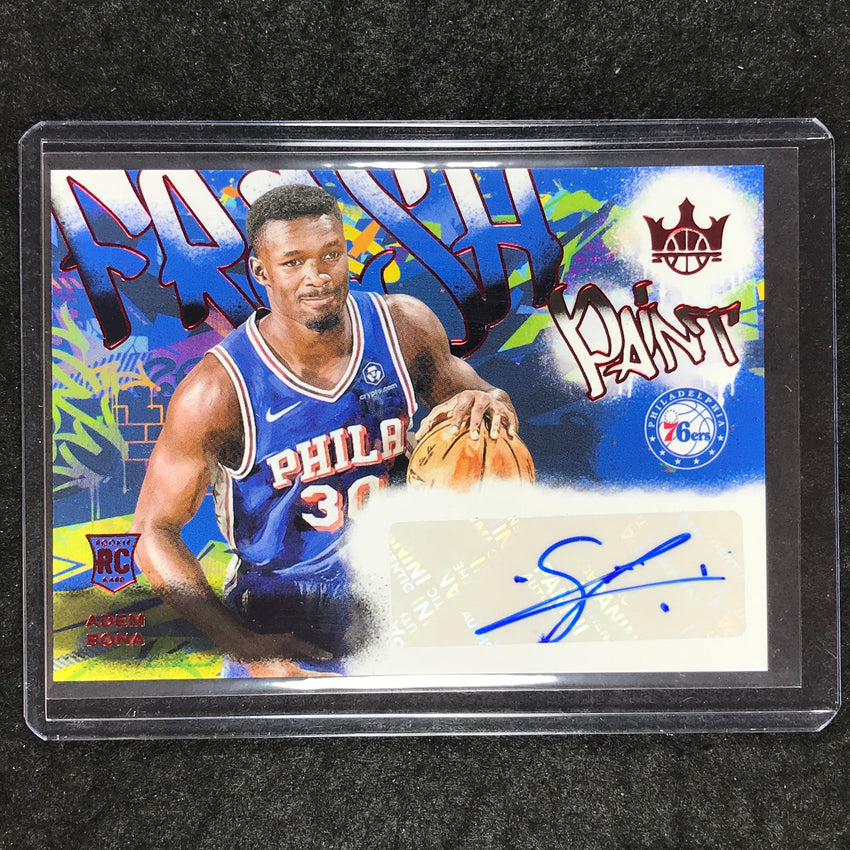 2024-25 Court Kings ADEM BONA Fresh Paint Rookie Auto Ruby 20/99