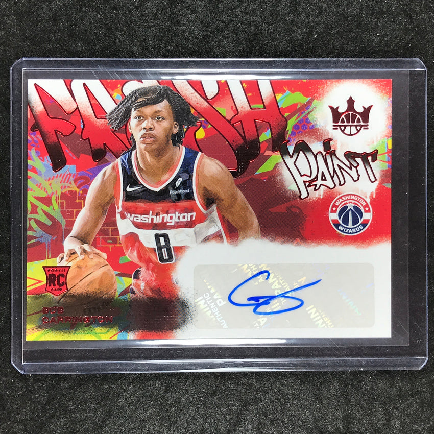 2024-25 Court Kings BUB CARRINGTON Fresh Paint Rookie Auto Ruby 11/99