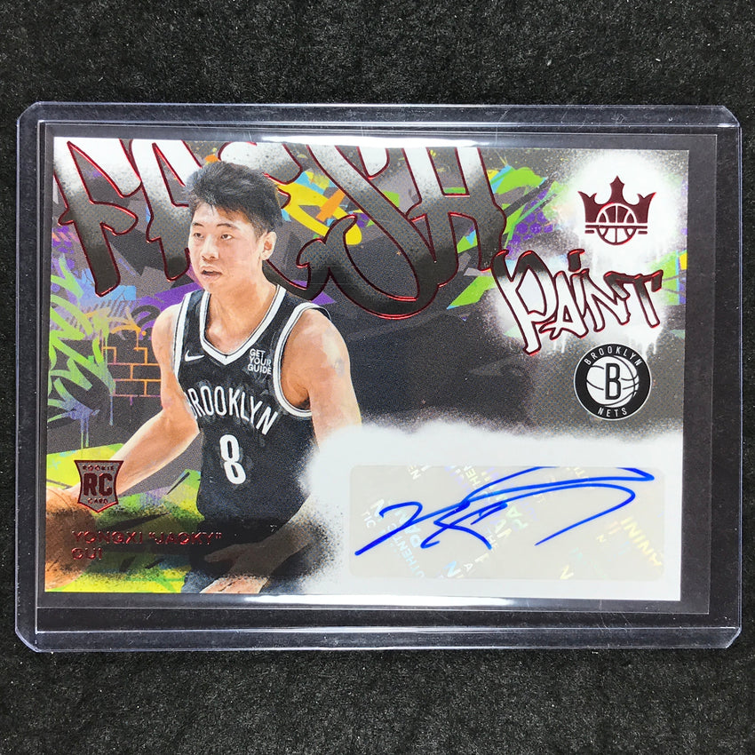 2024-25 Court Kings YONGXI "JACKY" CUI Fresh Paint Rookie Auto Ruby 96/99