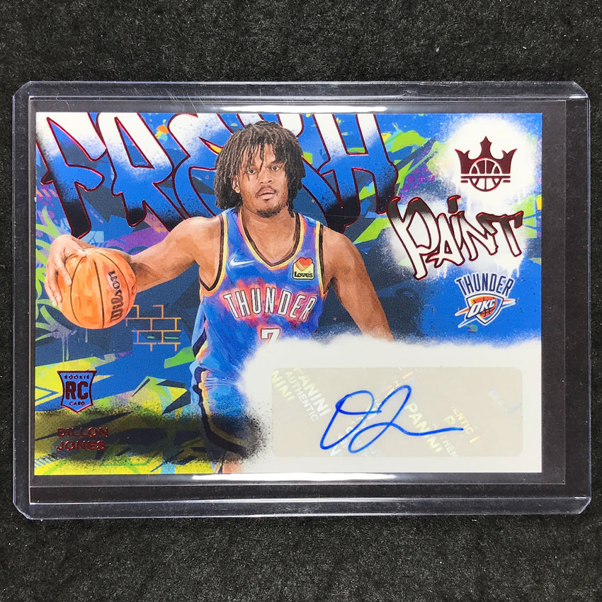 2024-25 Court Kings DILLON JONES Fresh Paint Rookie Auto Ruby 86/99