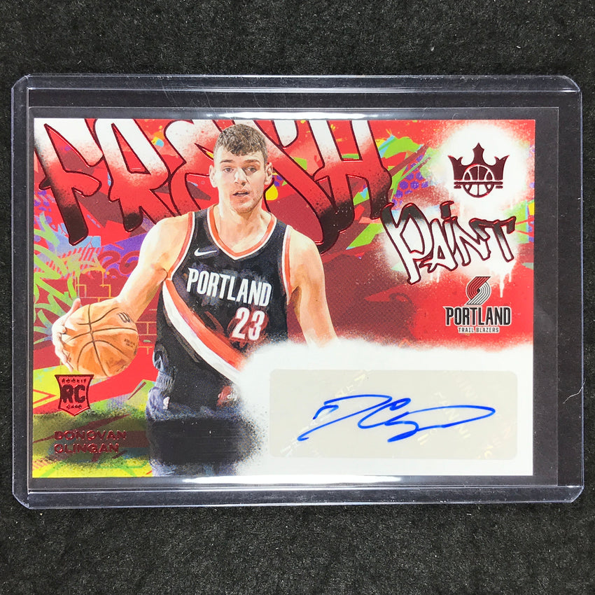 2024-25 Court Kings DONOVAN CLINGAN Fresh Paint Rookie Auto Ruby 62/99