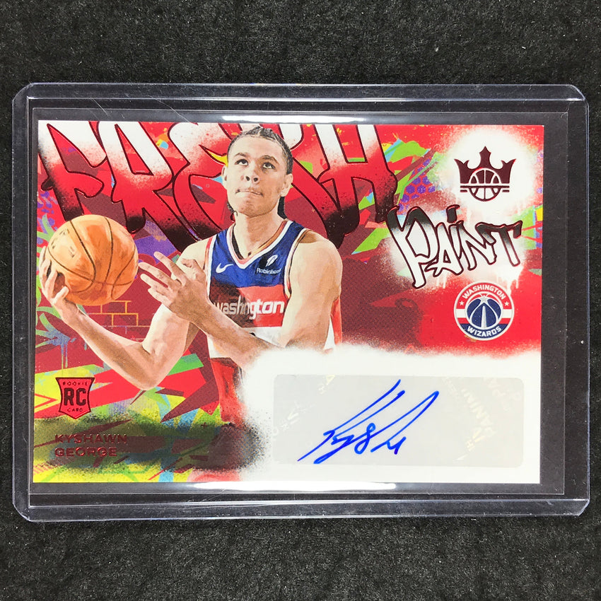 2024-25 Court Kings KYSHAWN GEORGE Fresh Paint Rookie Auto Ruby 46/99