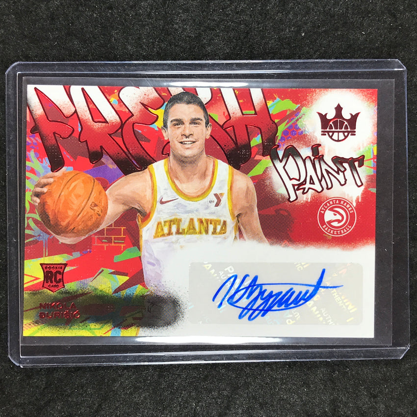 2024-25 Court Kings NIKOLA DURISIC Fresh Paint Rookie Auto Ruby 56/99
