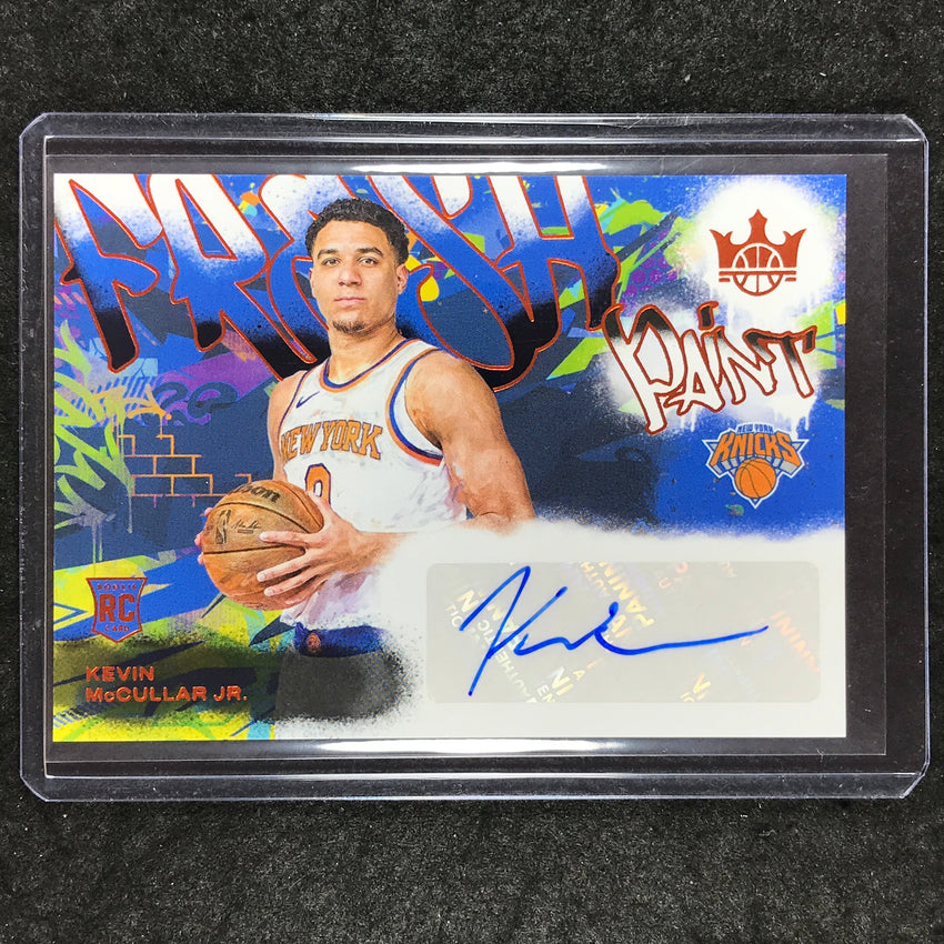 2024-25 Court Kings KEVIN MCCULLAR JR. Fresh Paint Rookie Auto Amber 42/75