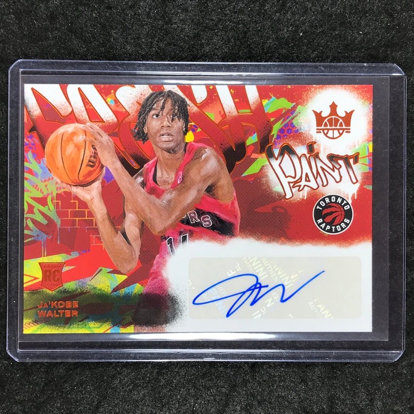 2024-25 Court Kings JA'KOBE WALTER Fresh Paint Rookie Auto Amber 69/75