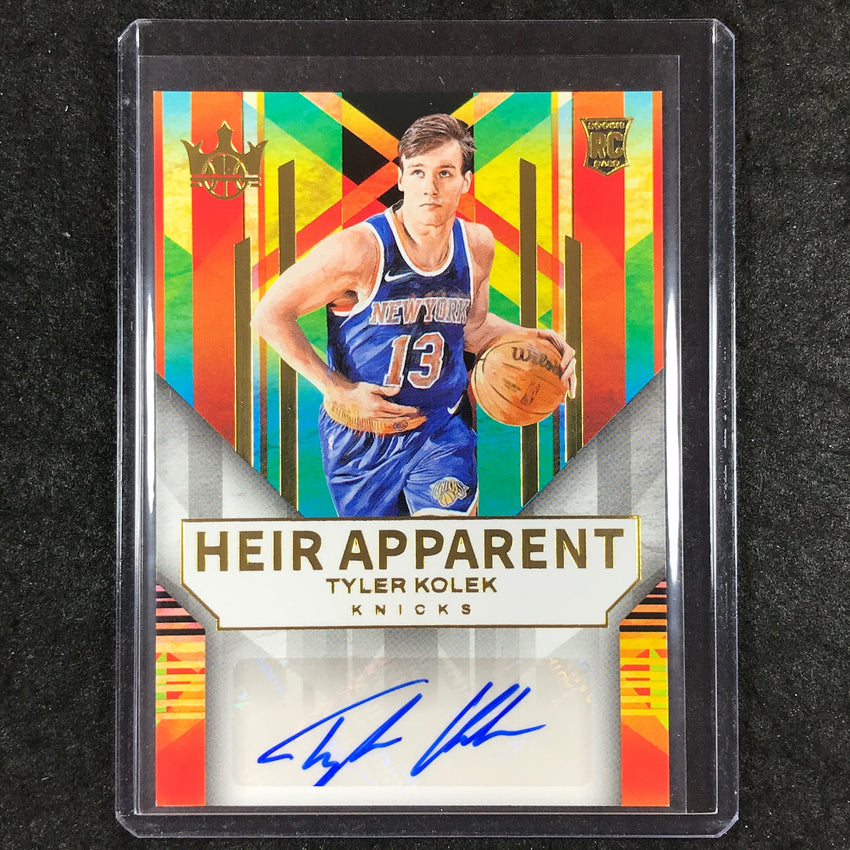 2024-25 Court Kings TYLER KOLEK Heir Apparent Rookie Auto Base 55/125
