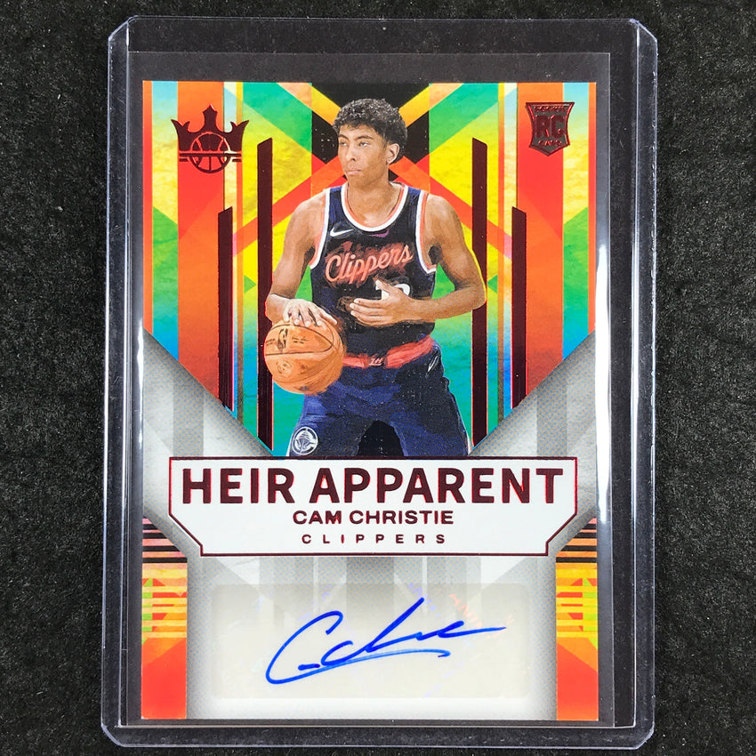 2024-25 Court Kings CAM CHRISTIE Heir Apparent Rookie Auto Ruby 79/99