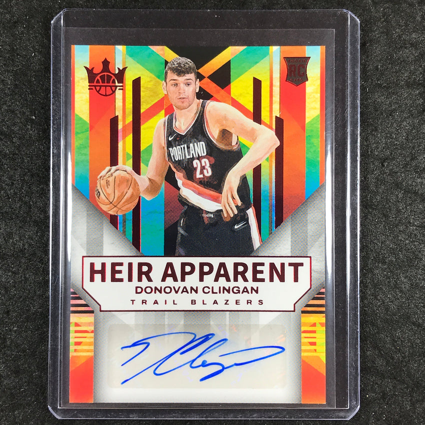 2024-25 Court Kings DONOVAN CLINGAN Heir Apparent Rookie Auto Ruby 42/99