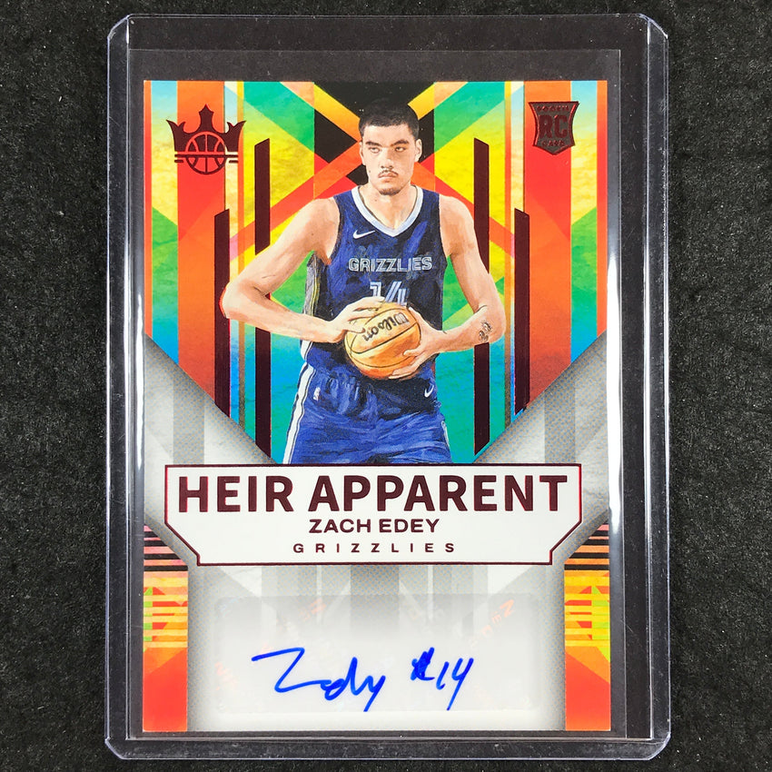2024-25 Court Kings ZACH EDEY Heir Apparent Rookie Auto Ruby 36/99