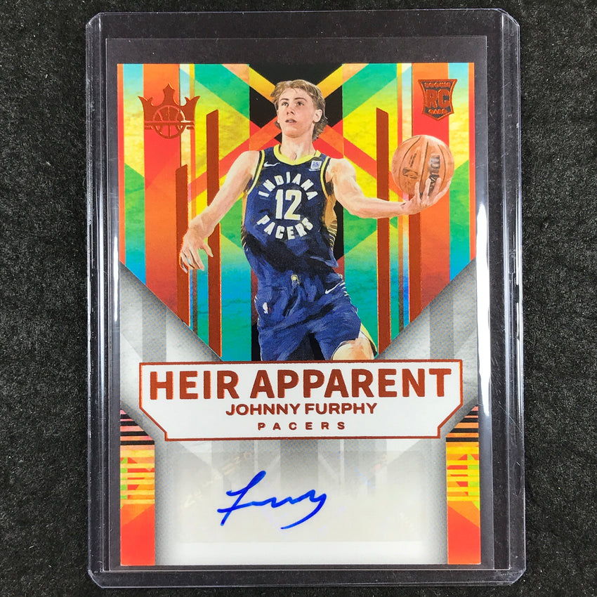 2024-25 Court Kings JOHNNY FURPHY Heir Apparent Rookie Auto Amber 17/75