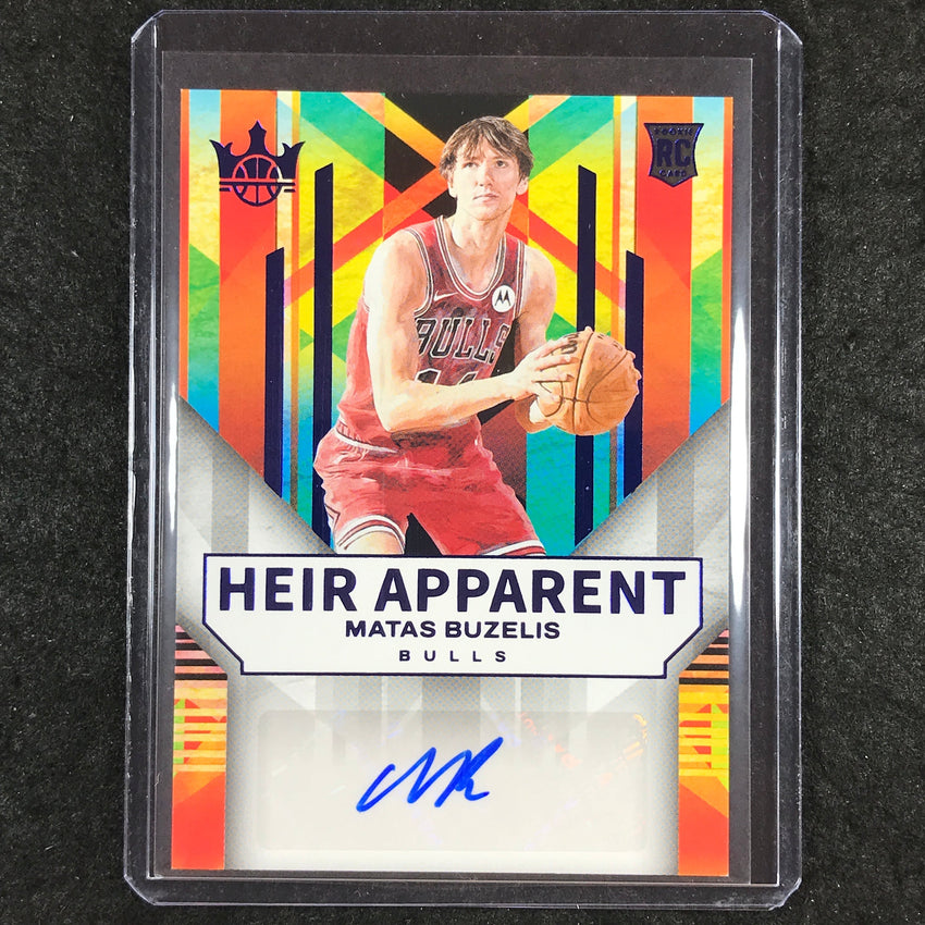 2024-25 Court Kings MATAS BUZELIS Heir Apparent Rookie Auto Sapphire 24/25