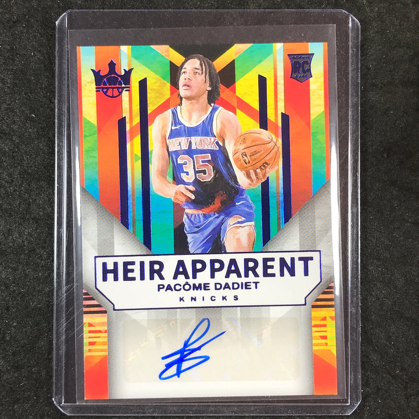 2024-25 Court Kings PACOME DADIET Heir Apparent Rookie Auto Sapphire 13/25